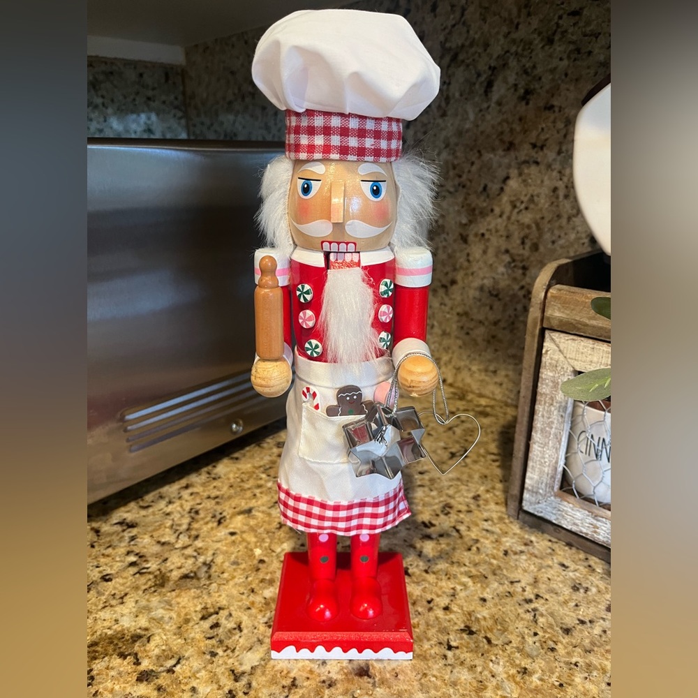Christmas Nutcracker Chef Baker Figurine